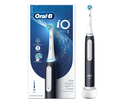 Szczoteczka elektryczna Oral-B Szczoteczka magnetyczna iO3 (matowa czarna)